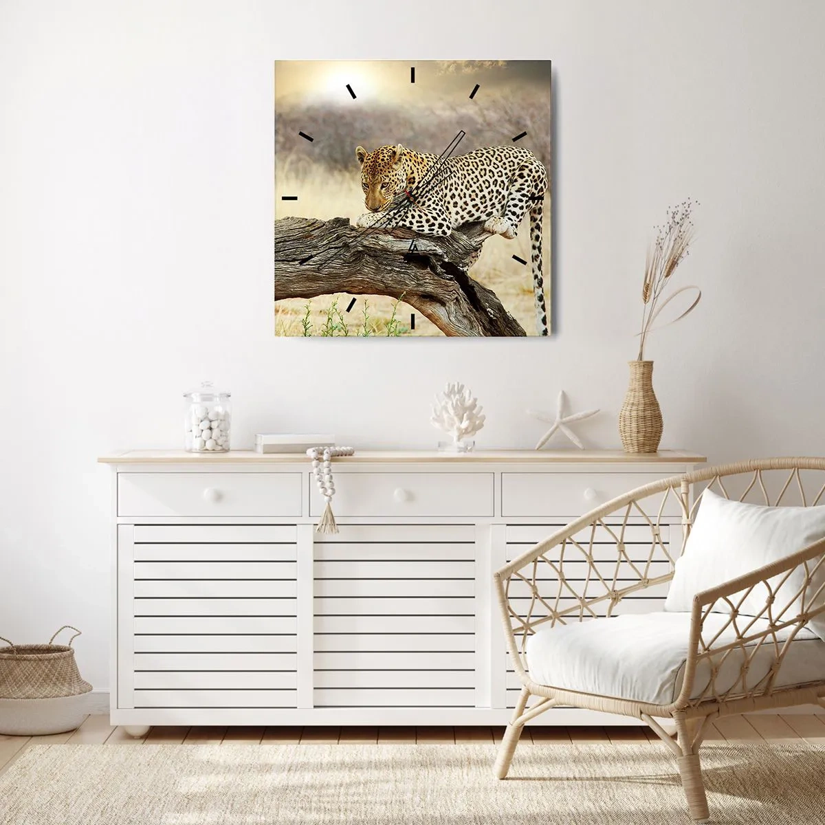 Nástenné hodiny - Chodím vlastnými cestami - 40x40 cm