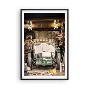 Plagát v čiernom ráme - Späť do minulosti - 61x91 cm