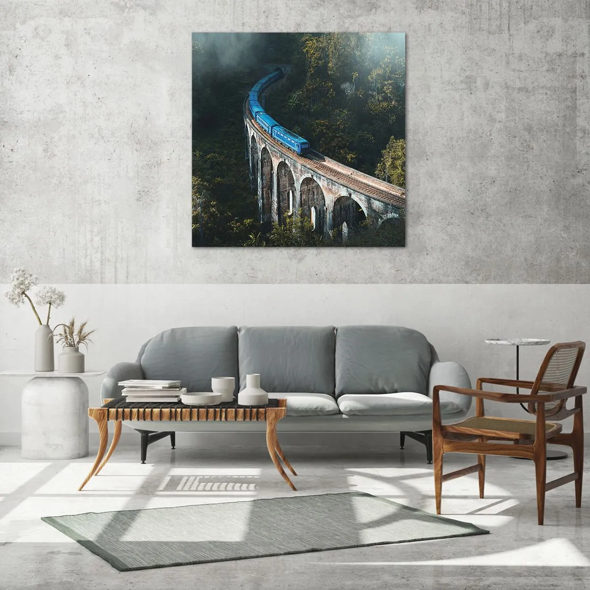 Obraz na skle - Príťažlivosť prírody - 70x70 cm