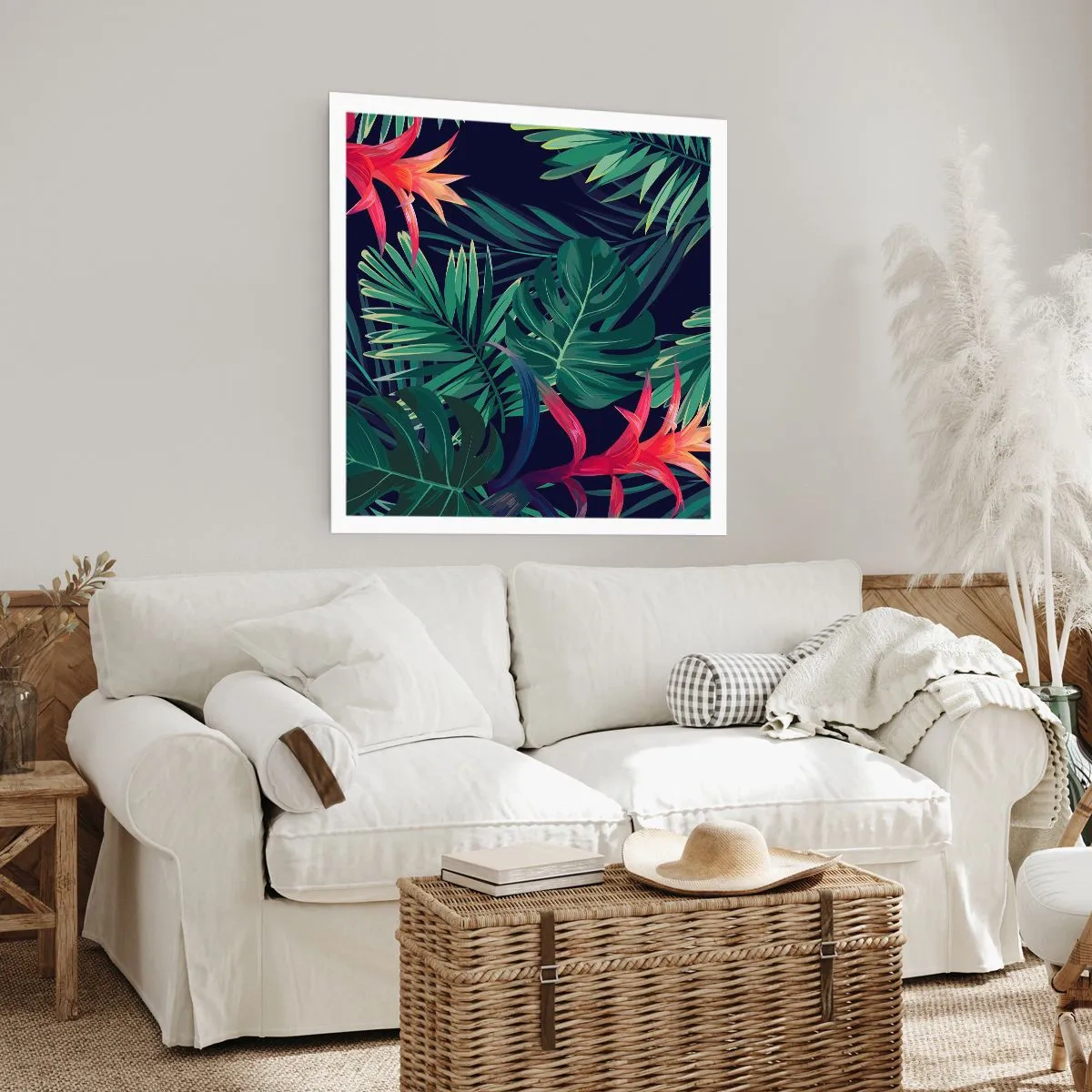 Plagát - Vzplanúť v zelenom - 60x60 cm