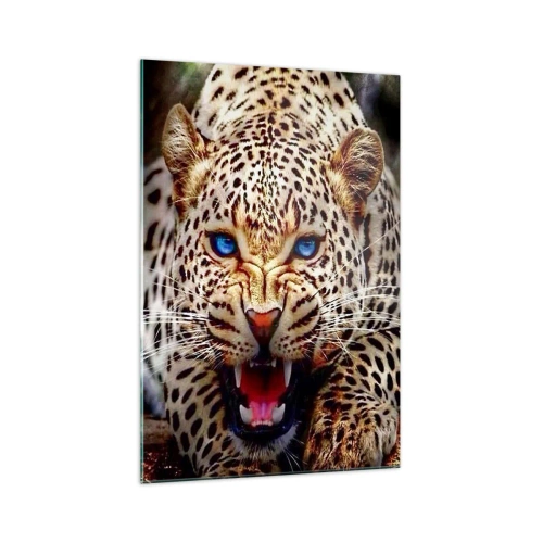 Obraz na skle - Zlosť kráse neškodí - 70x100 cm