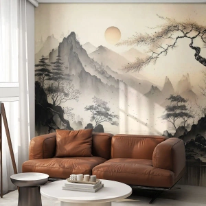 Fototapeta Premium Sand - Jedinečné kúzlo orientu - Ázie, Japonsko, vyhliadka - 100x70 cm
