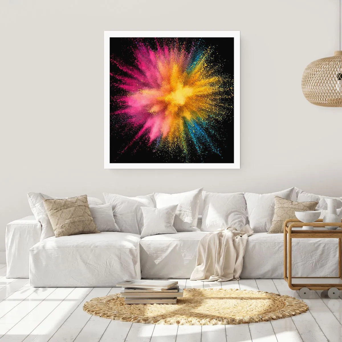 Plagát - Zrodenie farieb - 40x40 cm