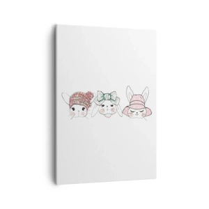 Obraz na plátne - Zamyslená, smutná, spokojná - 50x70 cm