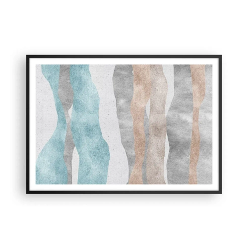 Plagát v čiernom ráme - Štúdia blízkosti - 100x70 cm