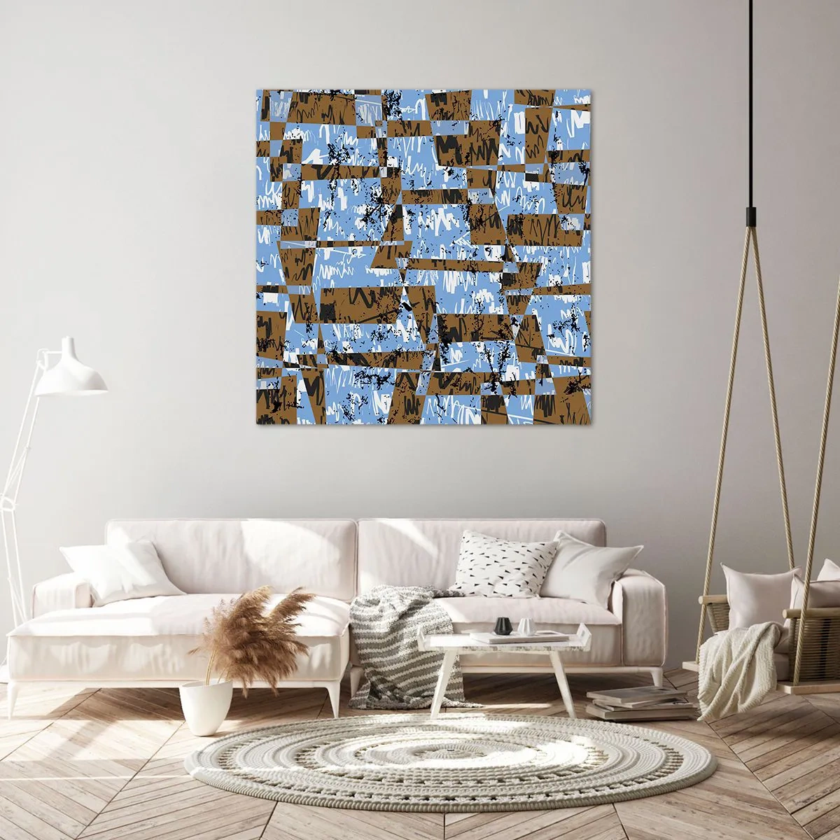 Obraz na plátne - Neľudová vystrihovačka - 70x70 cm