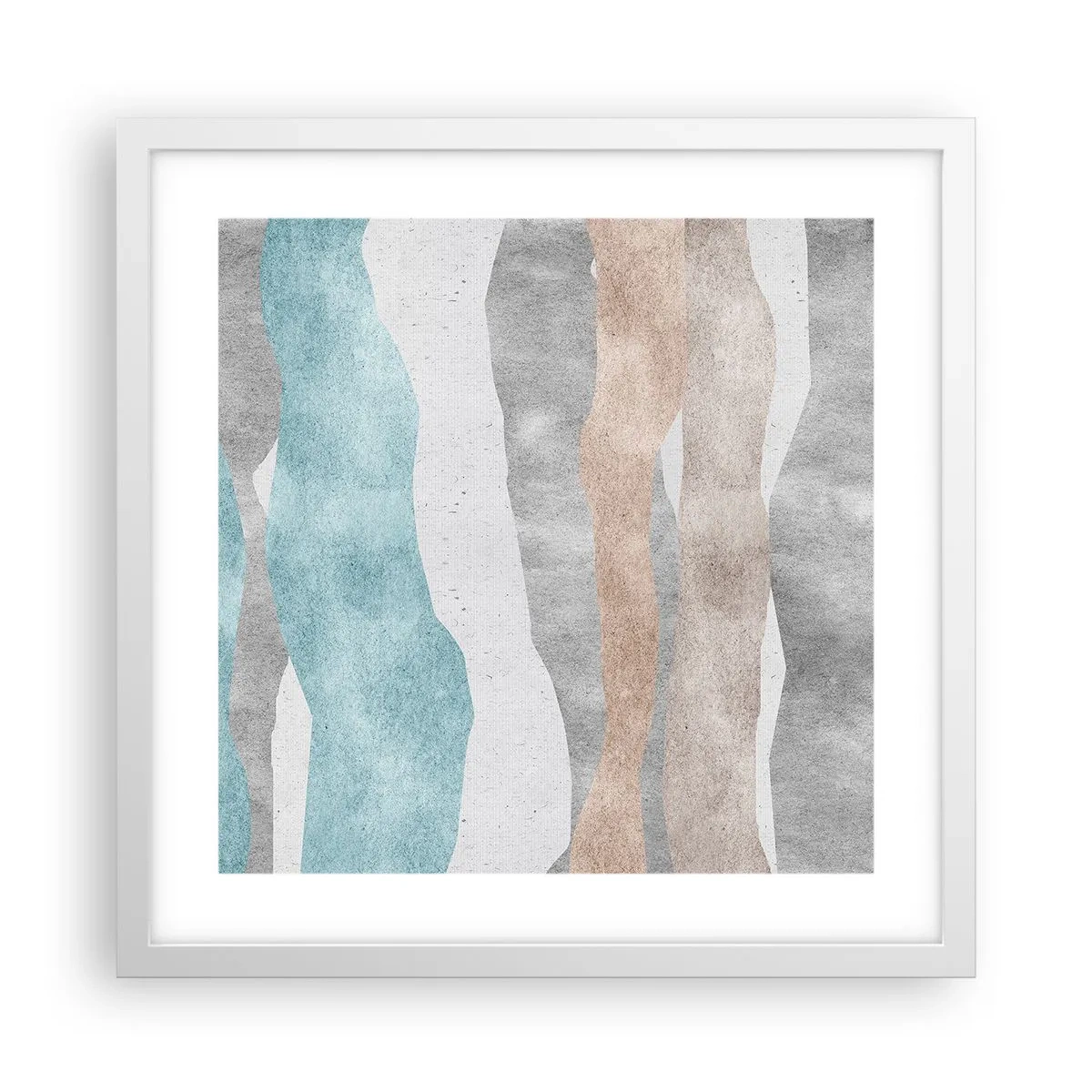 Plagát v bielom ráme - Štúdia blízkosti - 40x40 cm