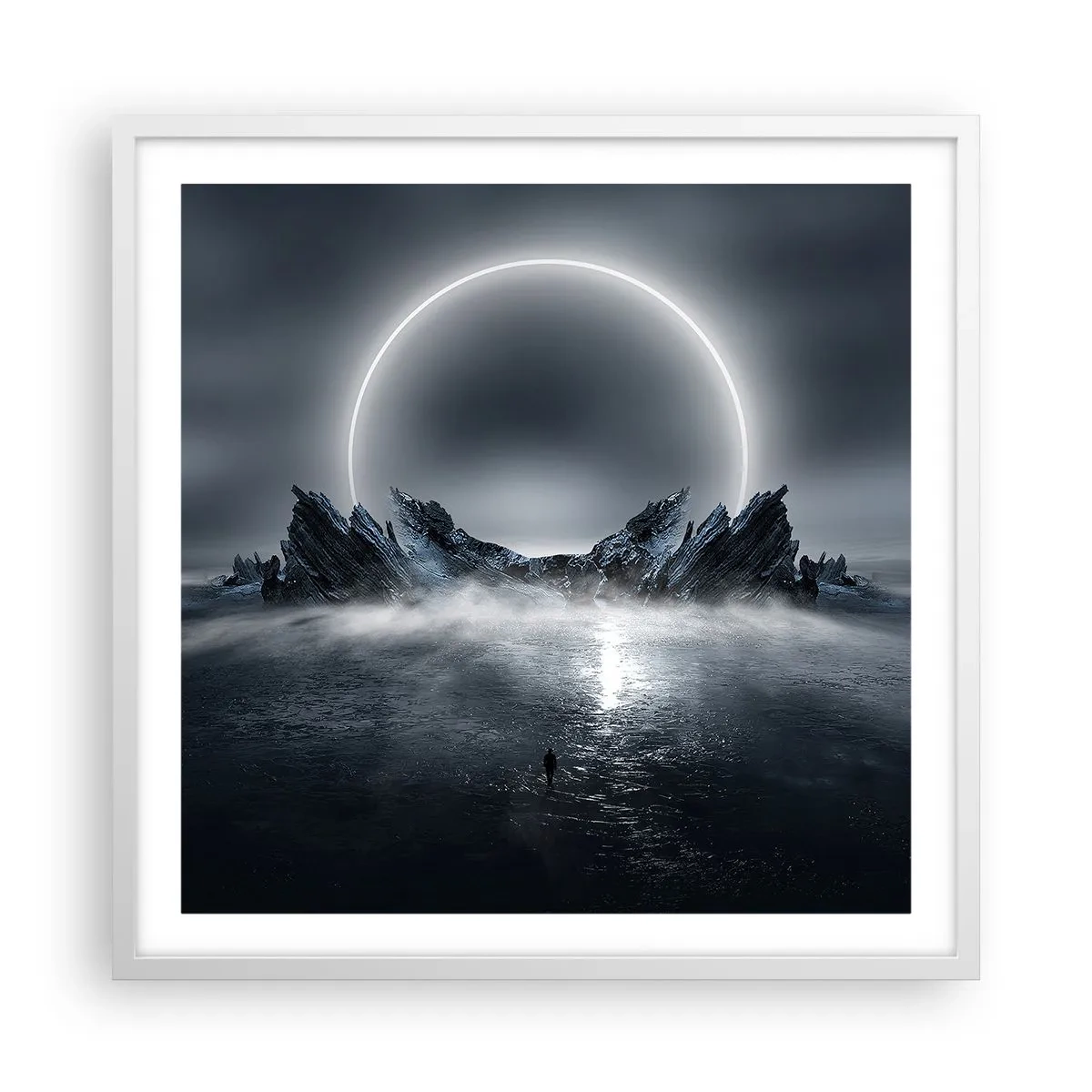 Plagát v bielom ráme - Finále príbehu - 60x60 cm