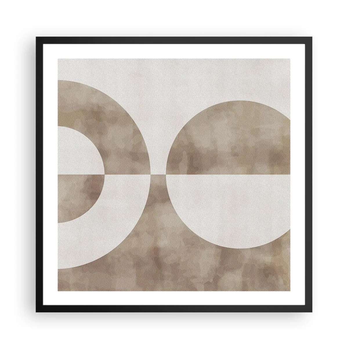 Plagát v čiernom ráme - Podobnosti a rozdiely - 60x60 cm