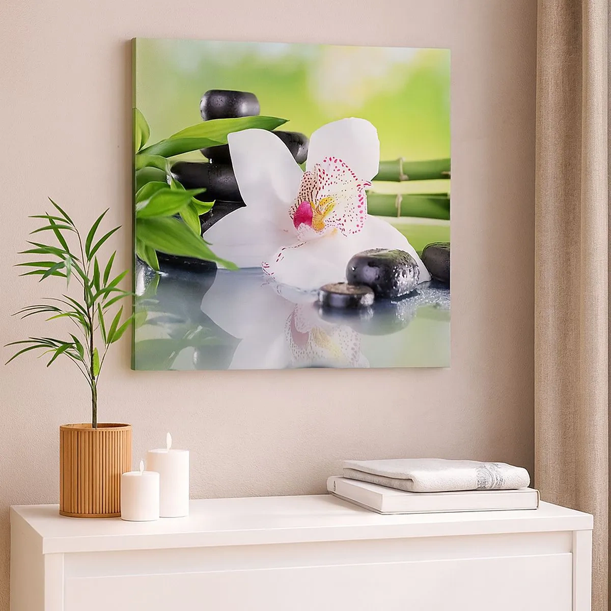 Obraz na plátne - Chladná sviežosť - 30x30 cm