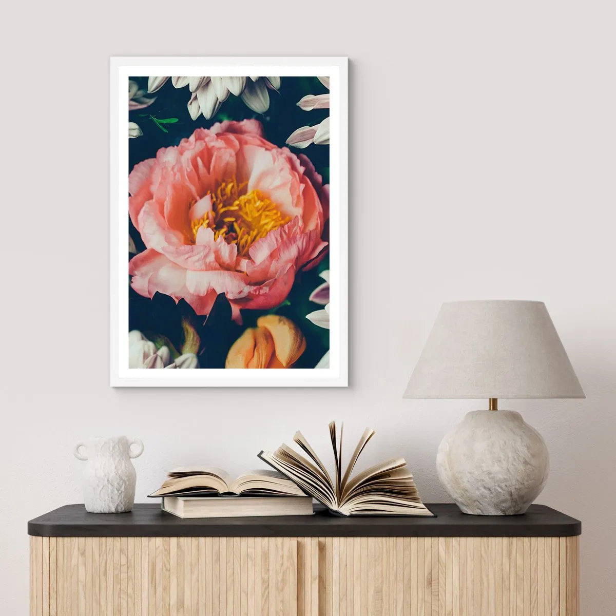 Plagát v bielom ráme - S barokovým prepychom - 61x91 cm