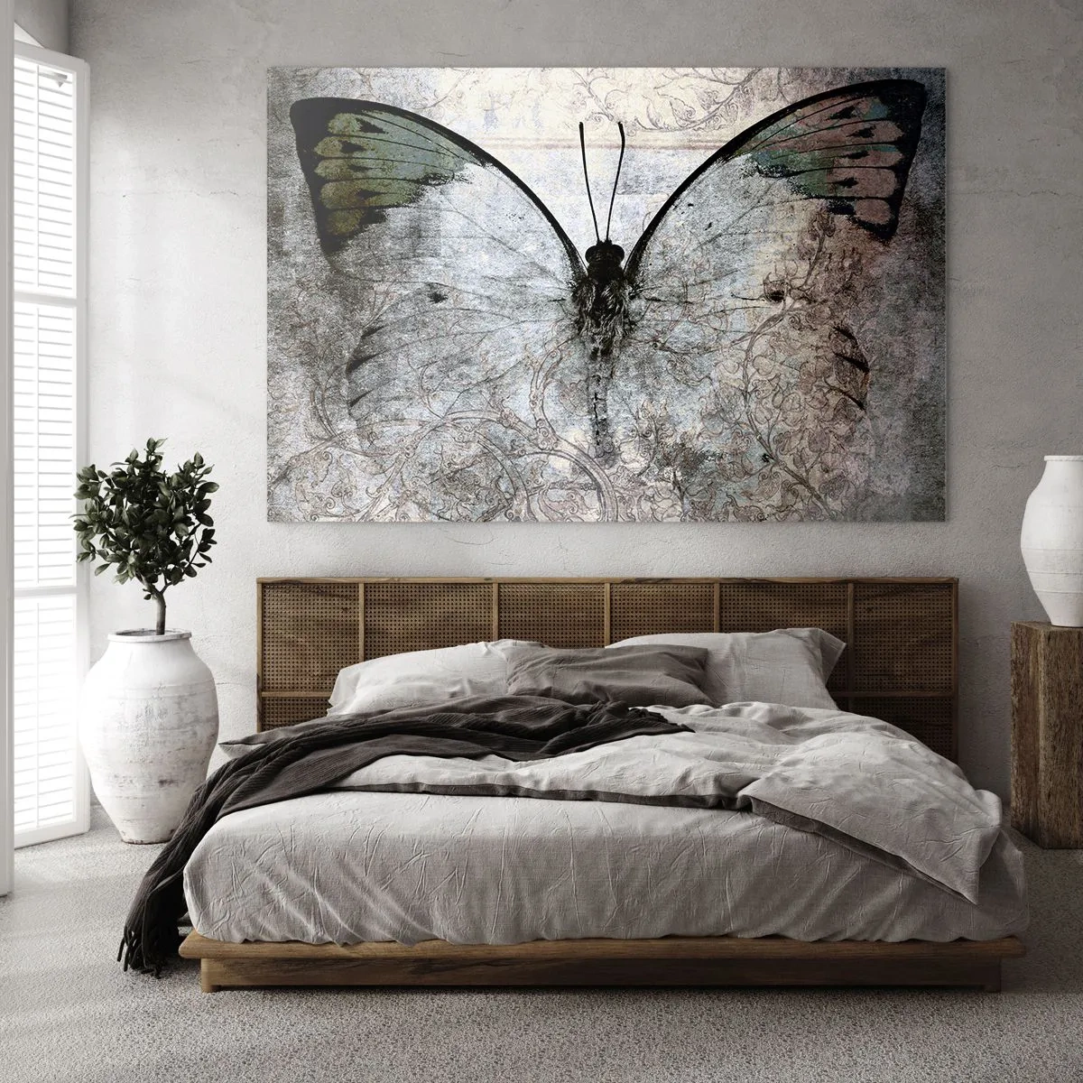 Obraz na skle - V secesnom štýle - 100x70 cm