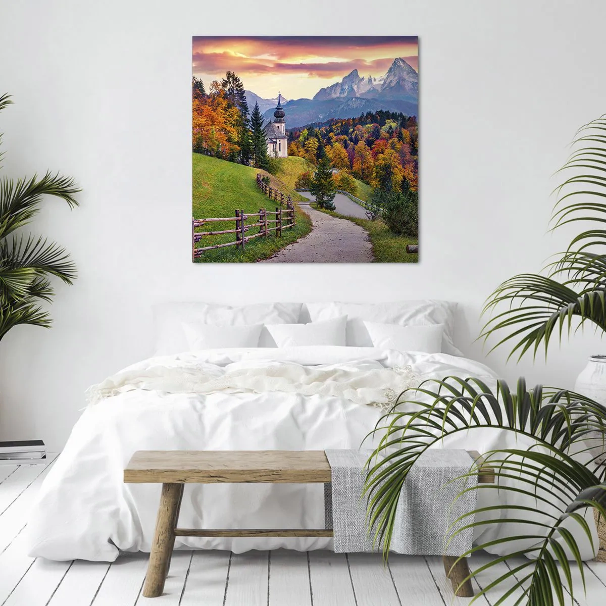 Obraz na plátne - Úplne ideálna krajina - 60x60 cm