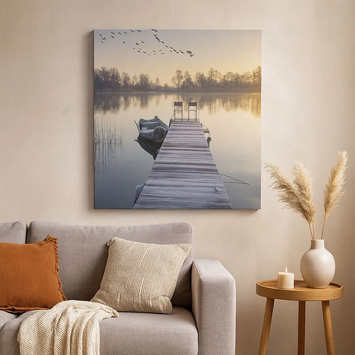 Obraz na plátne - Časom sa vrátim - 30x30 cm