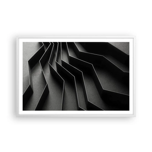 Plagát v bielom ráme - Priestorový poriadok - 91x61 cm
