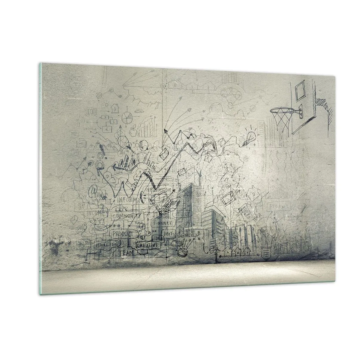 Obraz na skle - Môj skvelý mestský život - 120x80 cm
