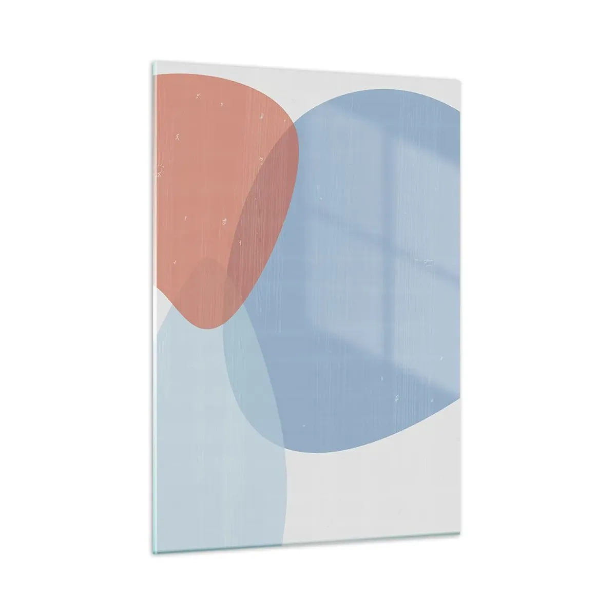 Obraz na skle - Pastelové vzťahy - 50x70 cm