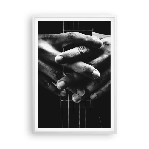 Plagát v bielom ráme - Umelcova modlitba - 70x100 cm
