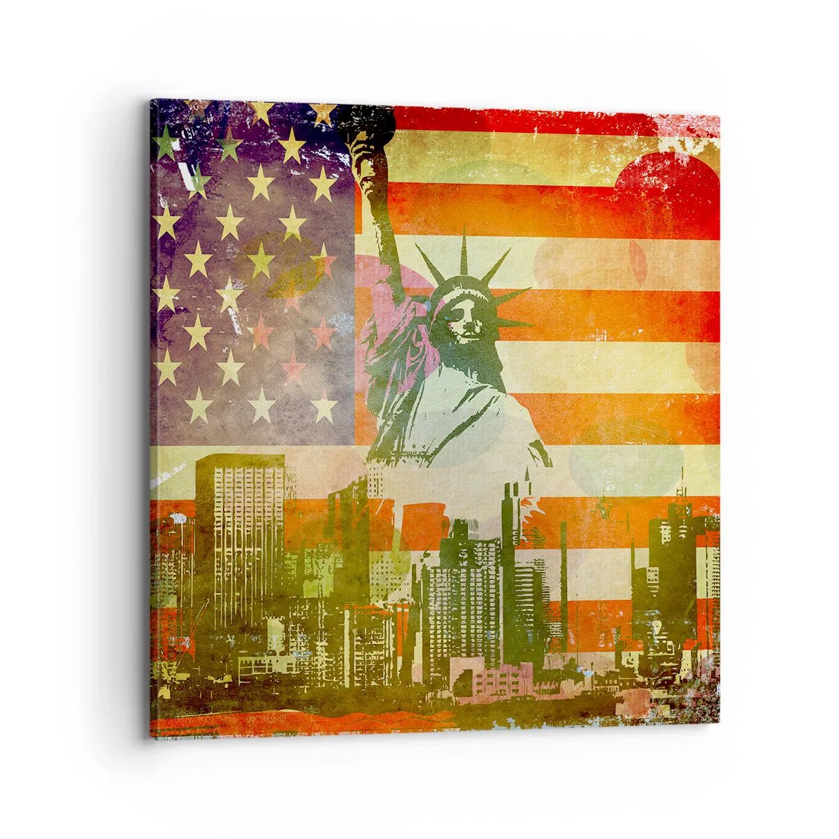 Obraz na plátne - Viva America! - 70x70 cm