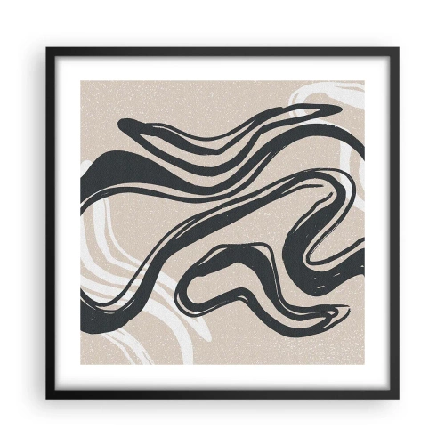 Plagát v čiernom ráme - Znásobená expresia - 50x50 cm