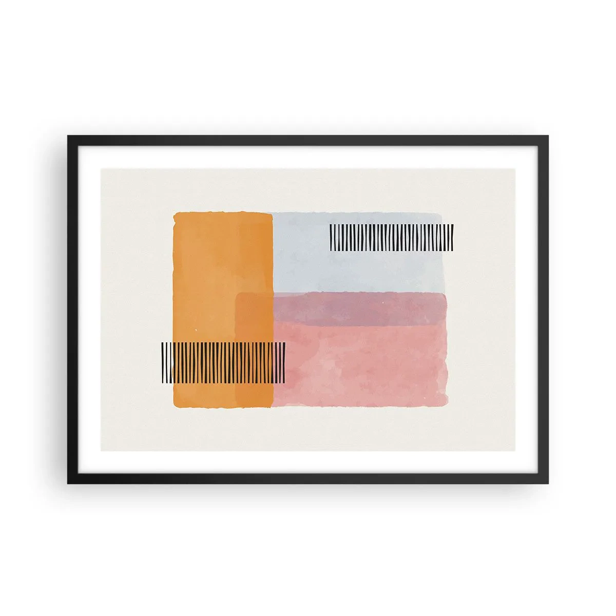 Plagát v čiernom ráme - Z rohu do rohu - 70x50 cm