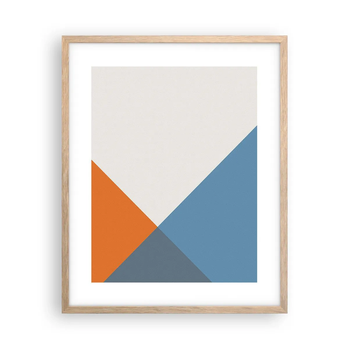 Plagát v ráme zo svetlého duba - Pod uhlom… - 40x50 cm