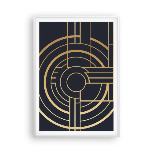 Plagát v bielom ráme - Obraty udalosti - 70x100 cm