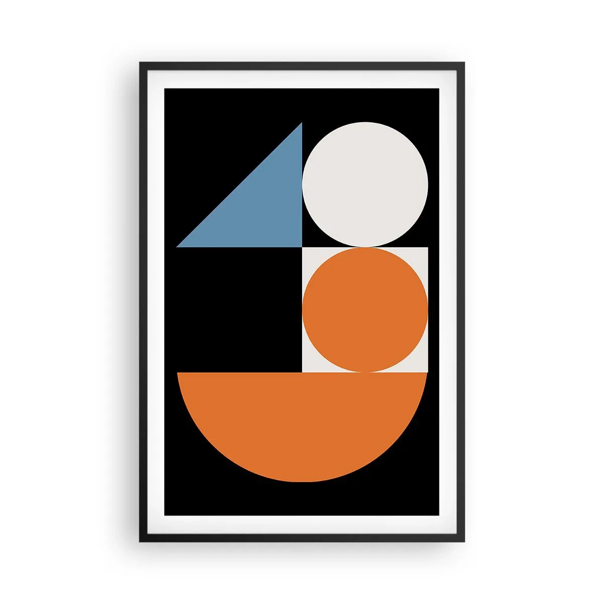 Plagát v čiernom ráme - Figurínový systém - 61x91 cm