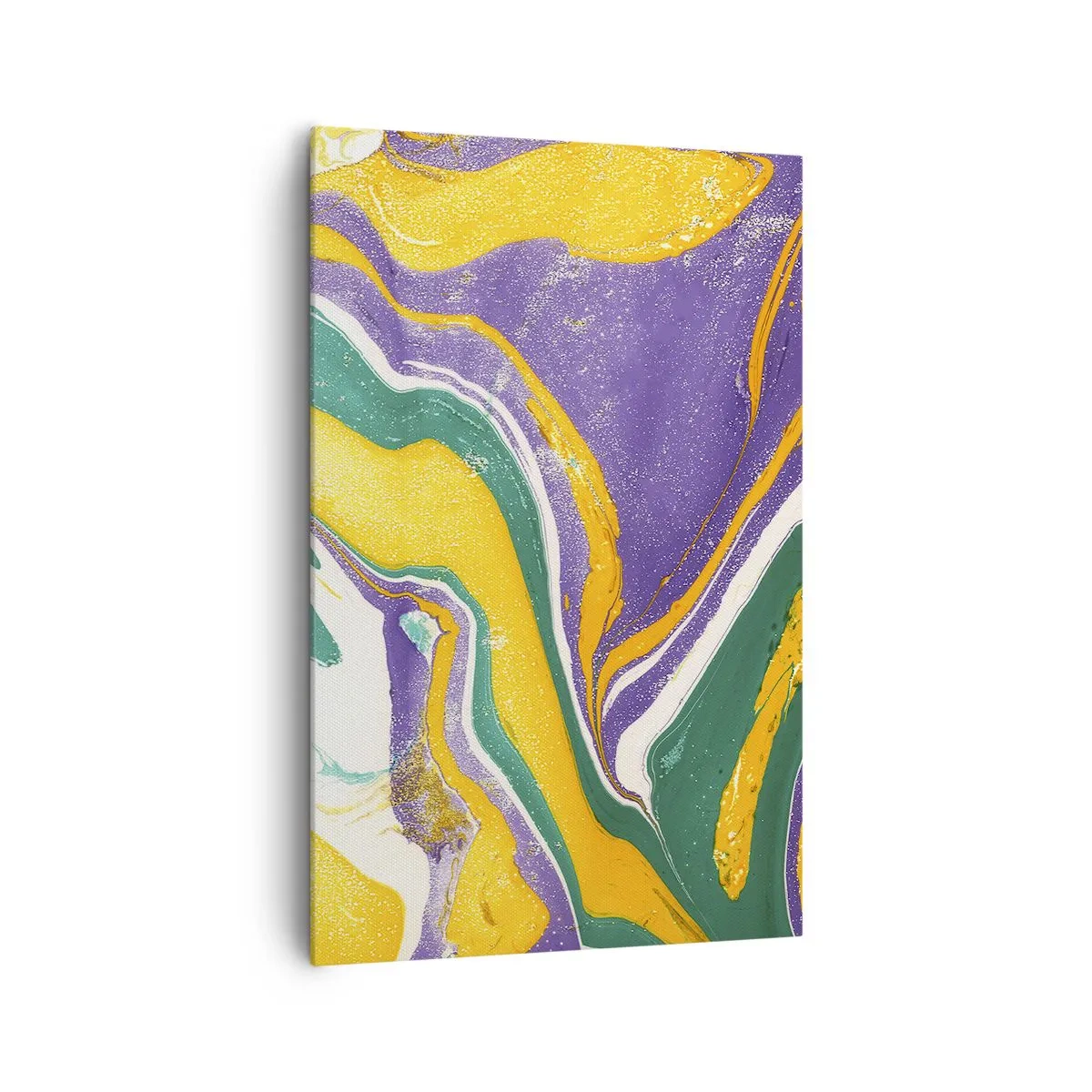 Obraz na plátne - Vlny farieb - 80x120 cm