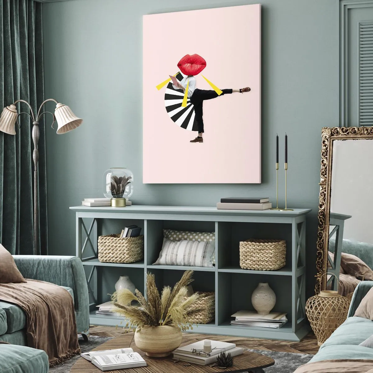 Obraz na plátne - Surrealistický pop-art - 50x70 cm