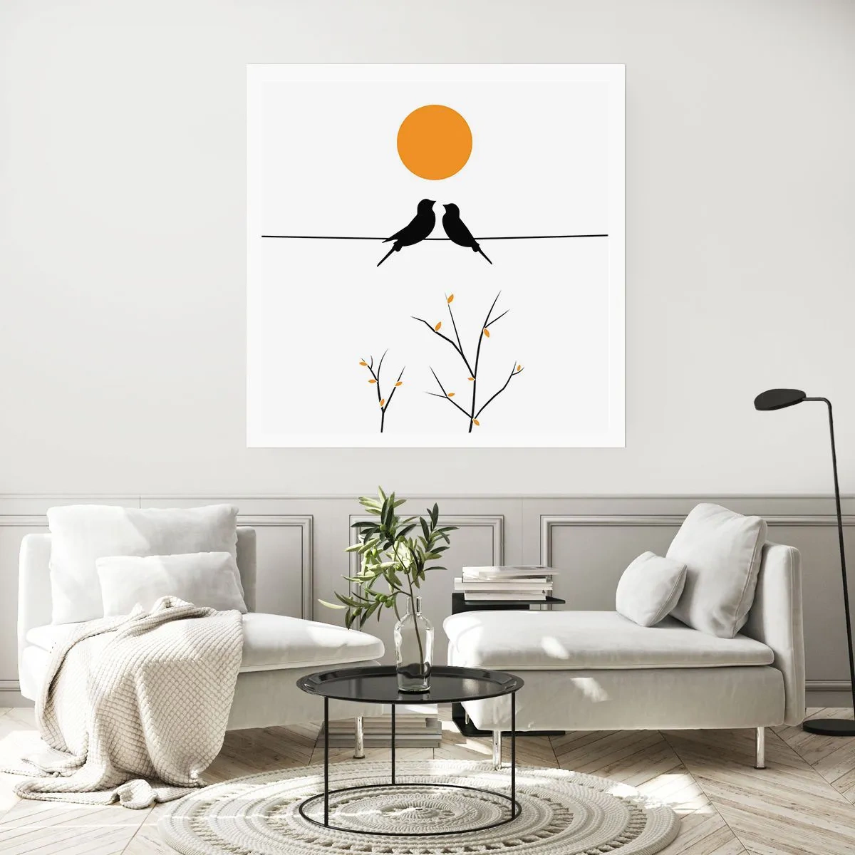 Plagát - Slávičí večer - 60x60 cm