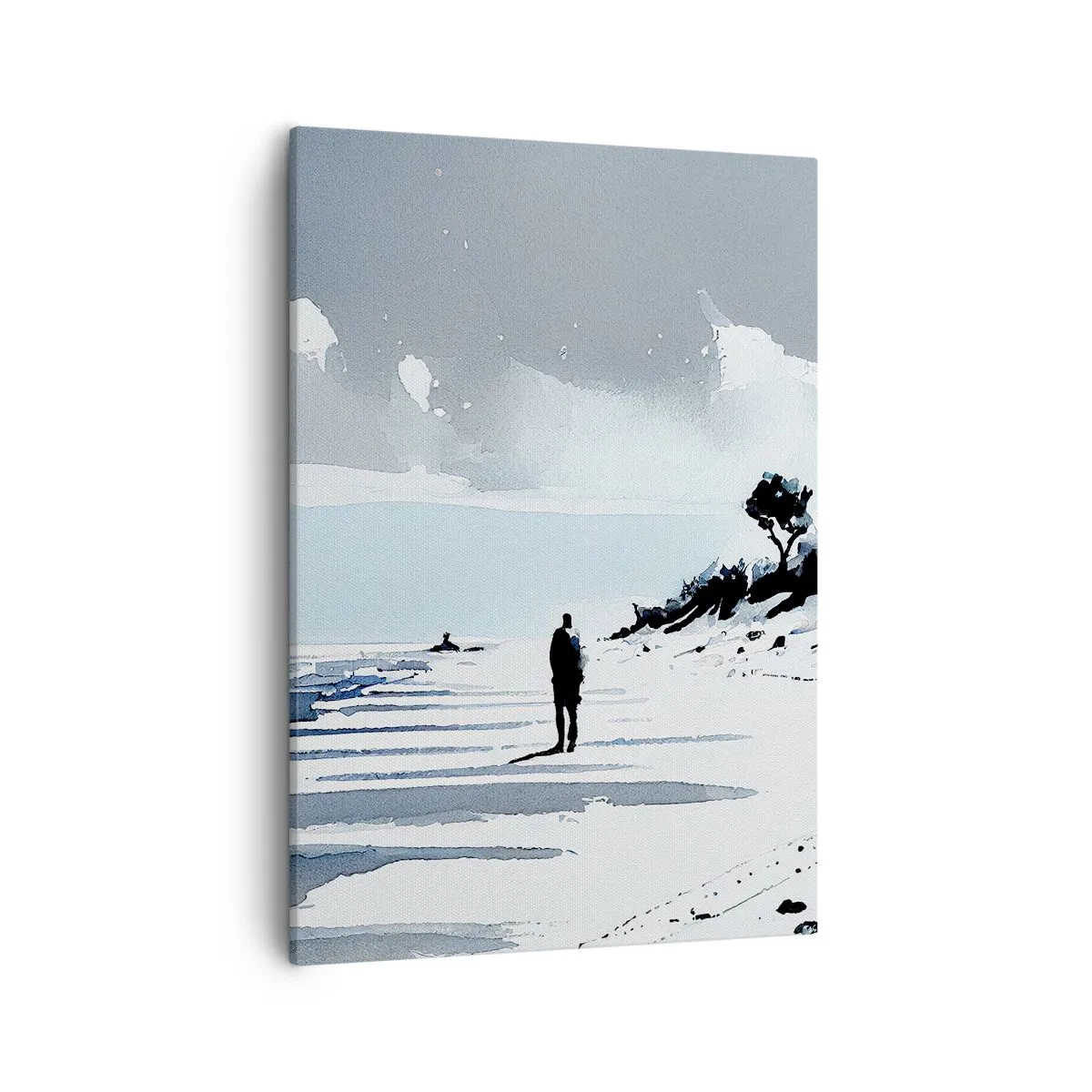 Obraz na plátne - O samote - 50x70 cm