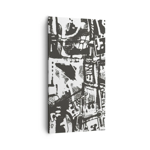 Obraz na plátne - Poriadok alebo chaos? - 55x100 cm