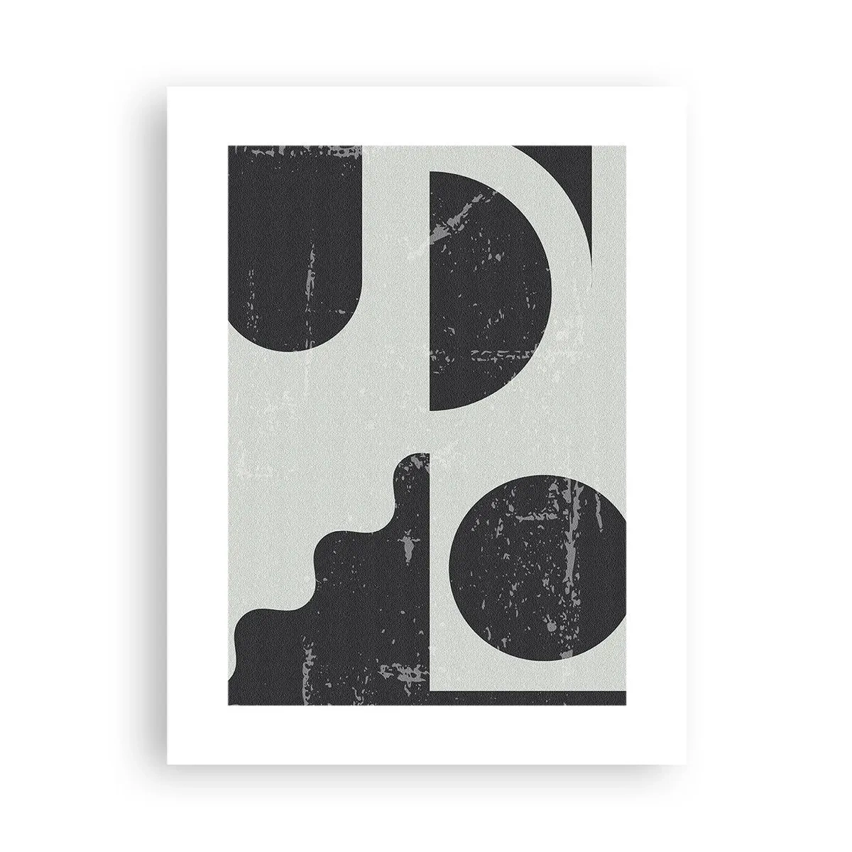 Plagát - Kompozícia nad a pod - 30x40 cm