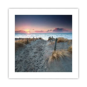 Plagát - Šiel by som s tebou na kraj světa… - 40x40 cm