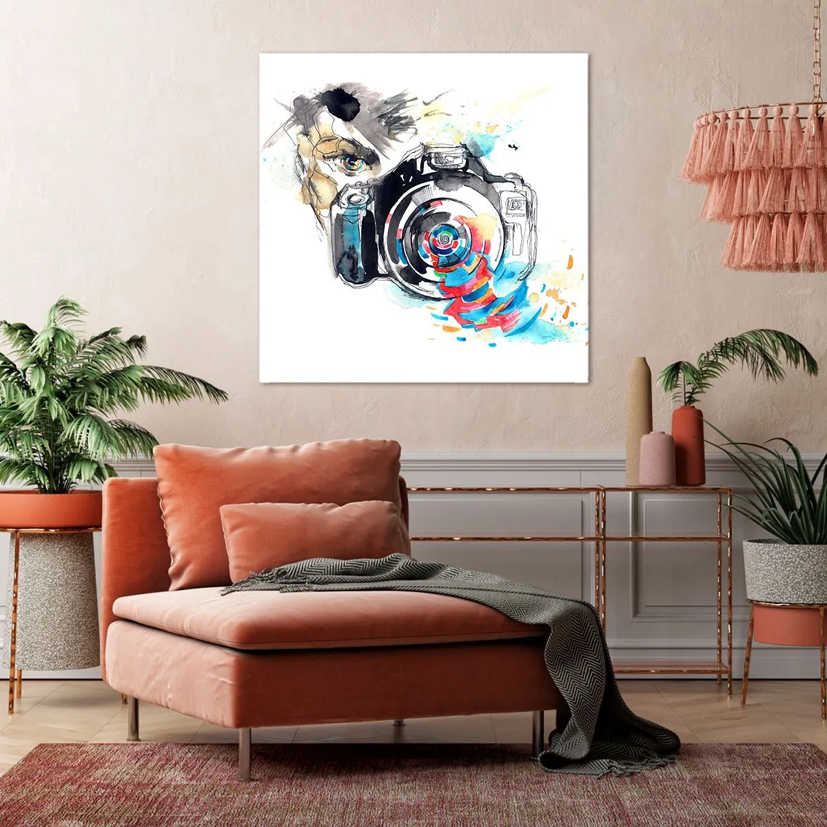 Obraz na plátne - Okom objektívu - 40x40 cm