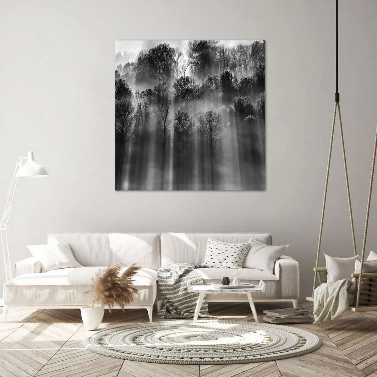 Obraz na plátne - V lúčoch svetla - 70x70 cm