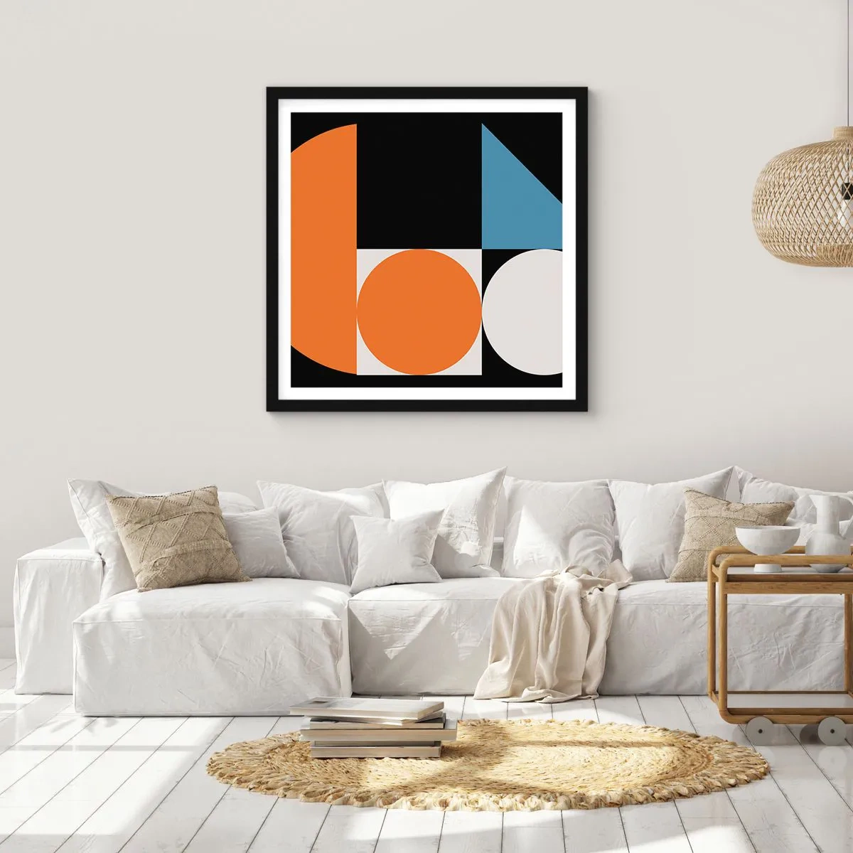 Plagát v čiernom ráme - Figurínový systém - 60x60 cm