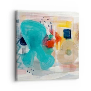 Obraz na plátne - Farebná hra - 40x40 cm