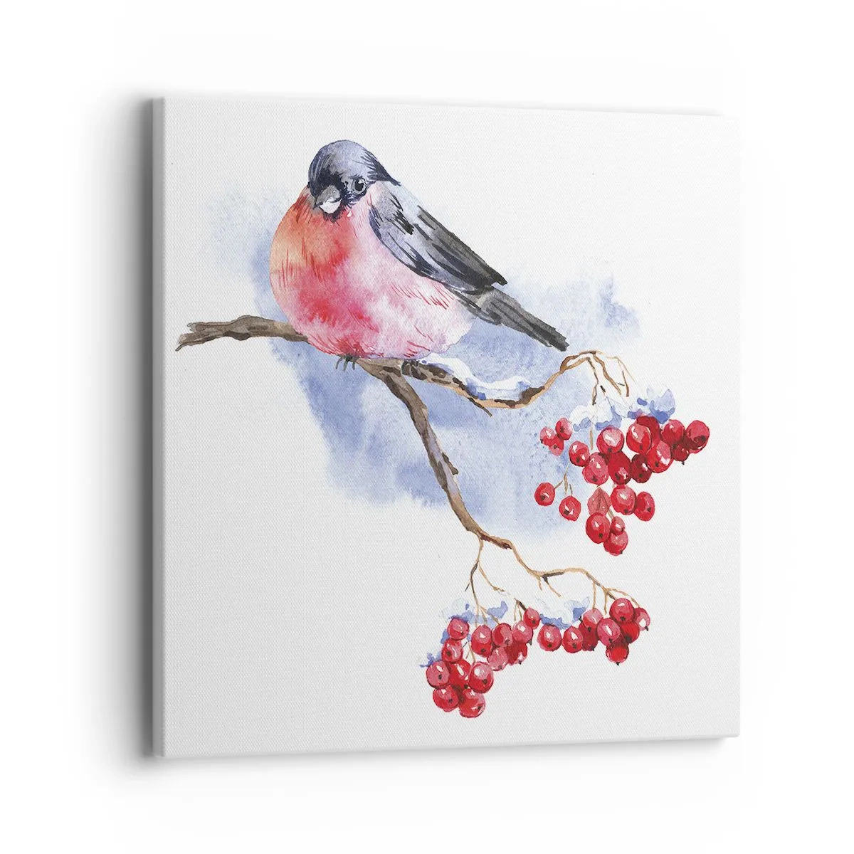 Obraz na plátne - Farebná zima - 40x40 cm