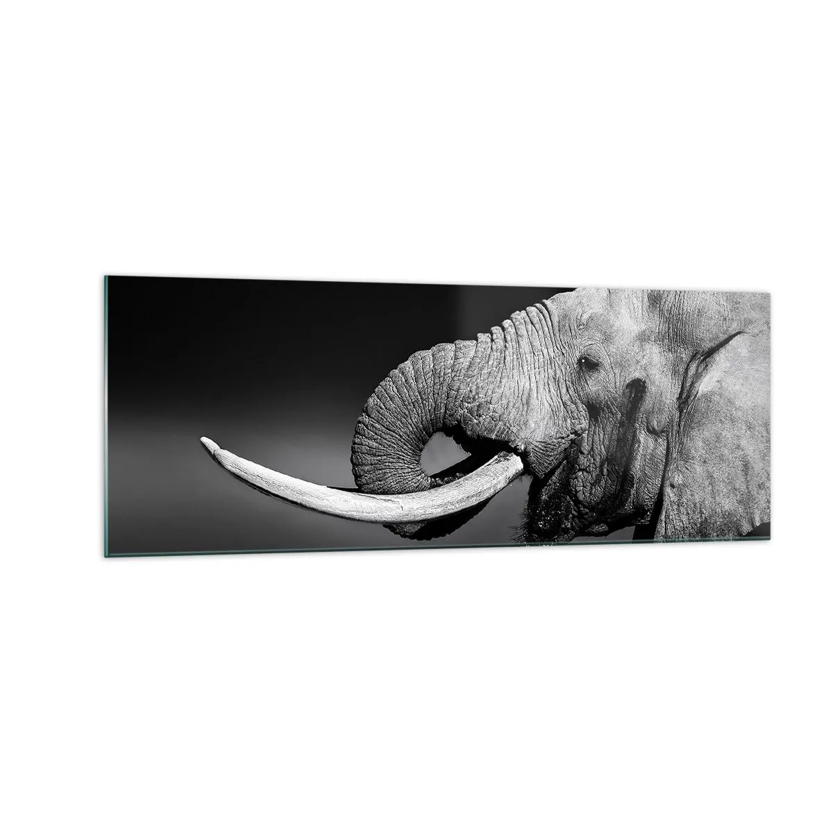 Obraz na skle - Áno, teraz je to dobré - 140x50 cm