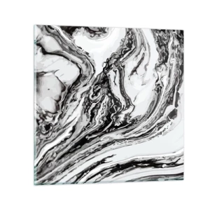 Obraz na skle - Na začiatku bol chaos - 70x70 cm