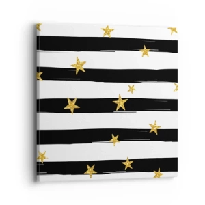 Obraz na plátne - Všetci sme sa narodili pod šťastnou hviezdou - 40x40 cm