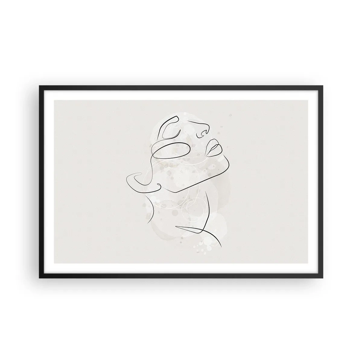 Plagát v čiernom ráme - Náčrt sna - 91x61 cm