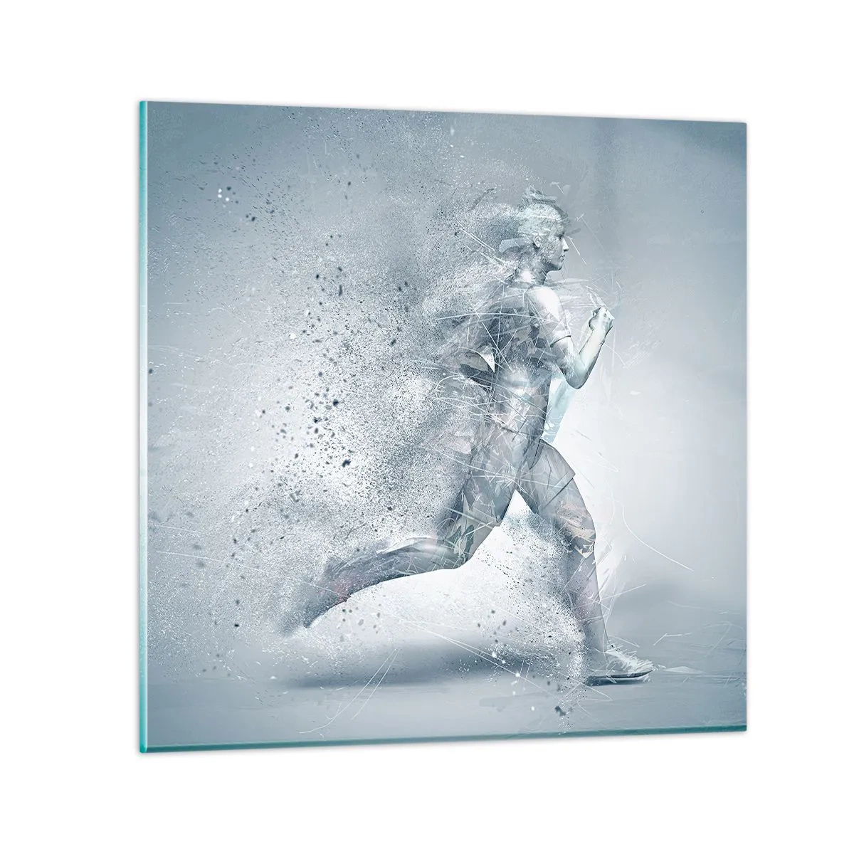 Obraz na skle - Energia kryštalicky čistá - 50x50 cm