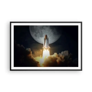 Plagát v čiernom ráme - Začiatok nadprirodzeného dobrodružstva - 91x61 cm