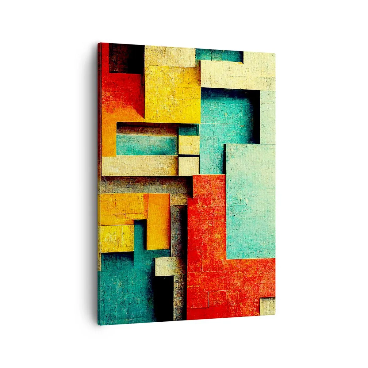 Obraz na plátne - Festival pravých uhlov - 50x70 cm