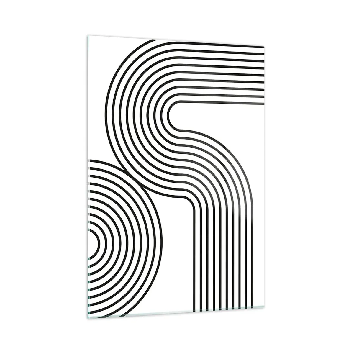 Obraz na skle - V zákrute - 50x70 cm