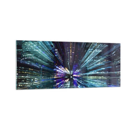 Obraz na skle - Prechod do hyperpriestoru - 100x40 cm