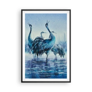 Plagát v čiernom ráme - Ranné stretnutie - 61x91 cm